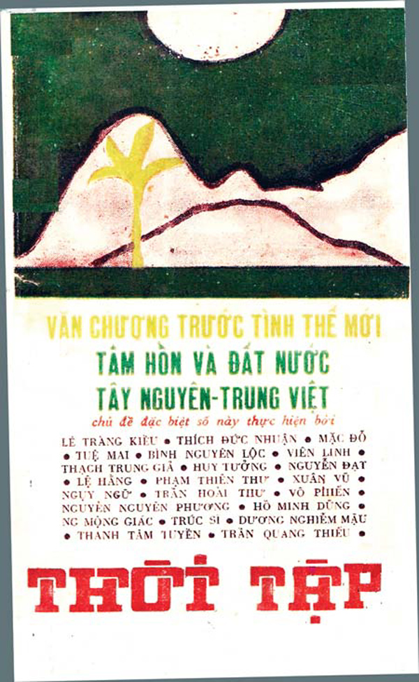 Trang bìa một số tạp chí Thời Tập